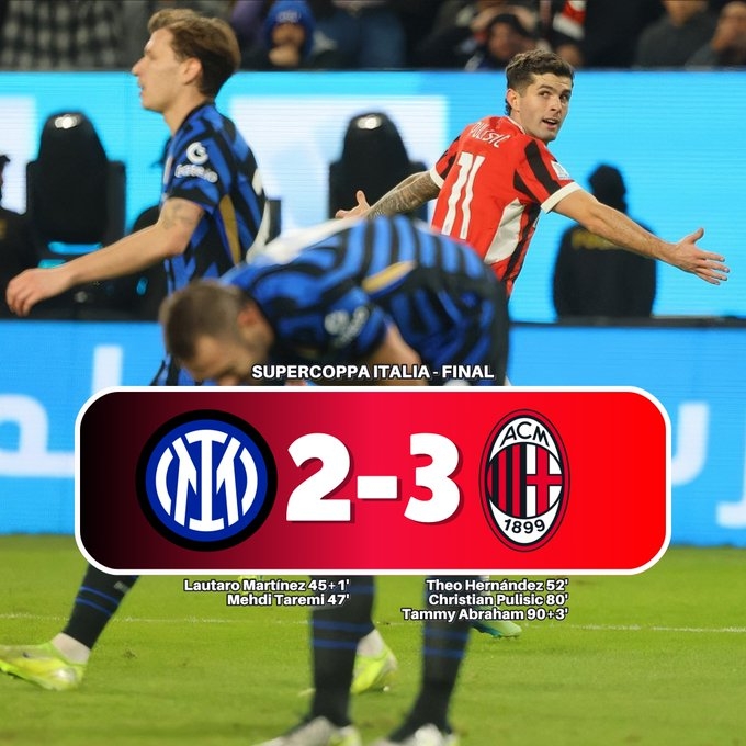 自2011年以來首次，米蘭對陣國米取得2連勝