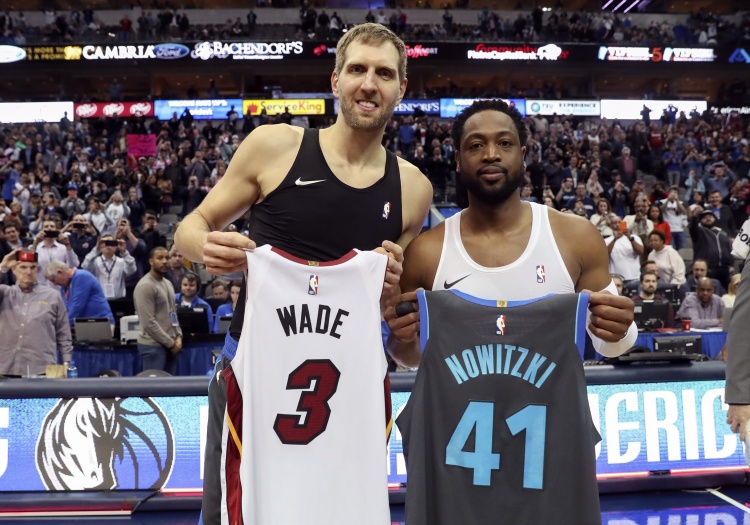 韋德:06年奪冠后與德克不和 我們有幾年在全明星都不打招呼