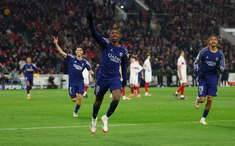 維蒂尼亞:很難解釋為何登貝萊突然爆發(fā),希望他長期保持好狀態(tài)